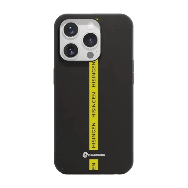 Phonecases3D iPhone 15 Pro BK Häcken kompostoituva suojakuori, musta