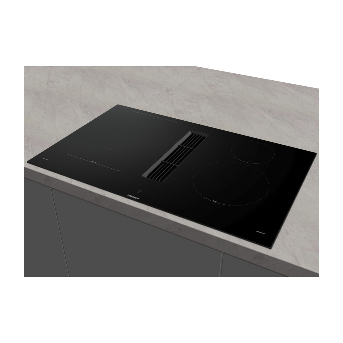 Gorenje GEH8433BSCWF induktionskogeplade med integreret emhætte billede 7