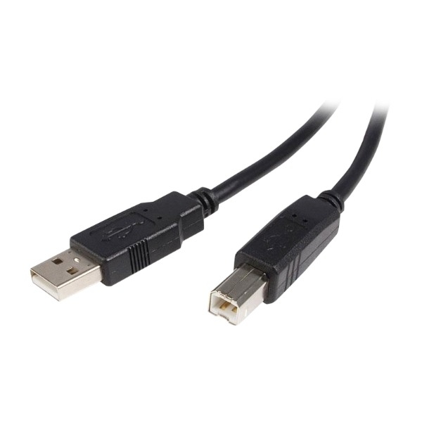 StarTech.com USB2HAB5M USB-kabel 5 M USB 2.0 USB A USB B, svart