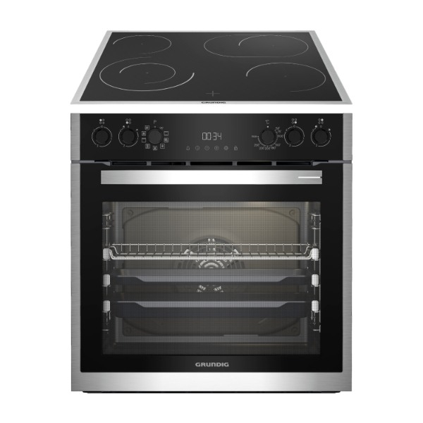 GRUNDIG GEHM19310B INTEGRERET OVN OG KERAMISK KOGEPLADE billede 2