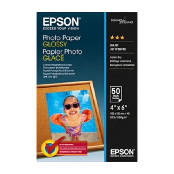 Epson Photo Paper Glossy - 10X15CM - 50 ark