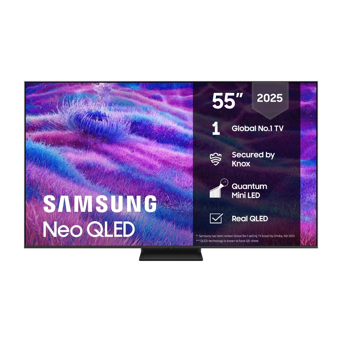 55" QN80F Neo QLED 4K Mini LED Smart TV (2025)