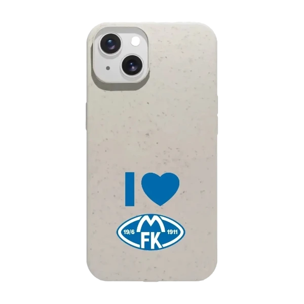 Phonecases3D iPhone 13 Molde FK kompostoituva suojakuori, valkoinen