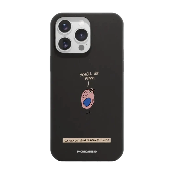 Phonecases3D iPhone 16 Pro Max Maja Säfström kompostoituva suojakuori, musta