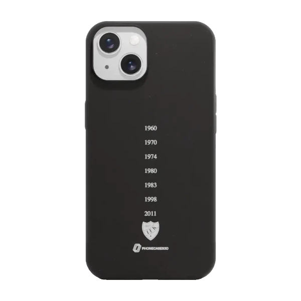 Phonecases3D iPhone 13 HIFK Hockey kompostoituva suojakuori, musta