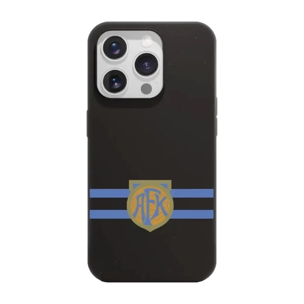 Phonecases3D iPhone 15 Pro Aalesunds FK kompostoituva suojakuori, musta