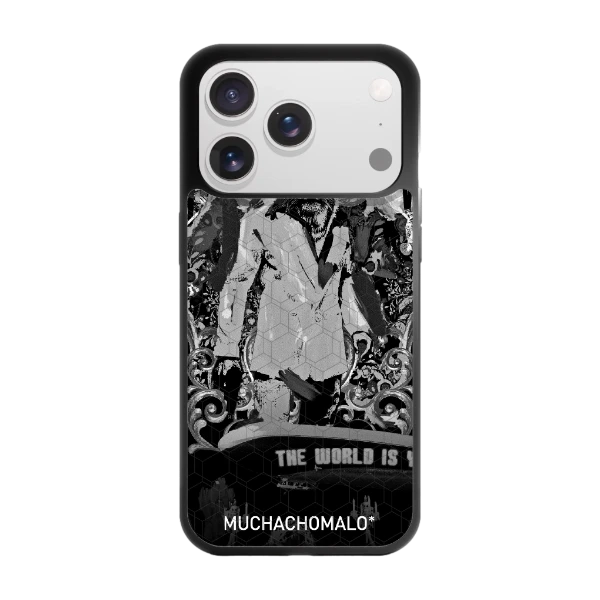 Phonecases3D iPhone 17 Pro Muchacho Malo -3D suojakuori, musta