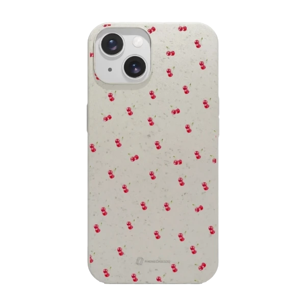 Phonecases3D iPhone 15 Martine Halvorsen kompostoituva suojakuori, valkoinen