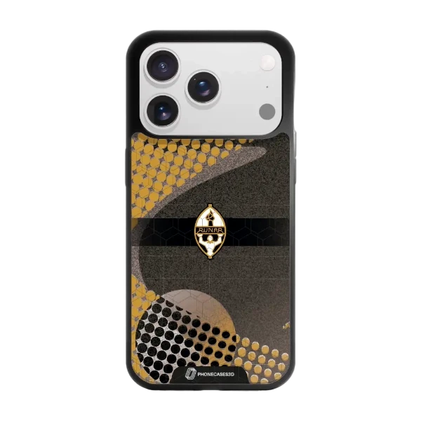 Phonecases3D iPhone 17 Pro IL Runar -3D suojakuori, musta
