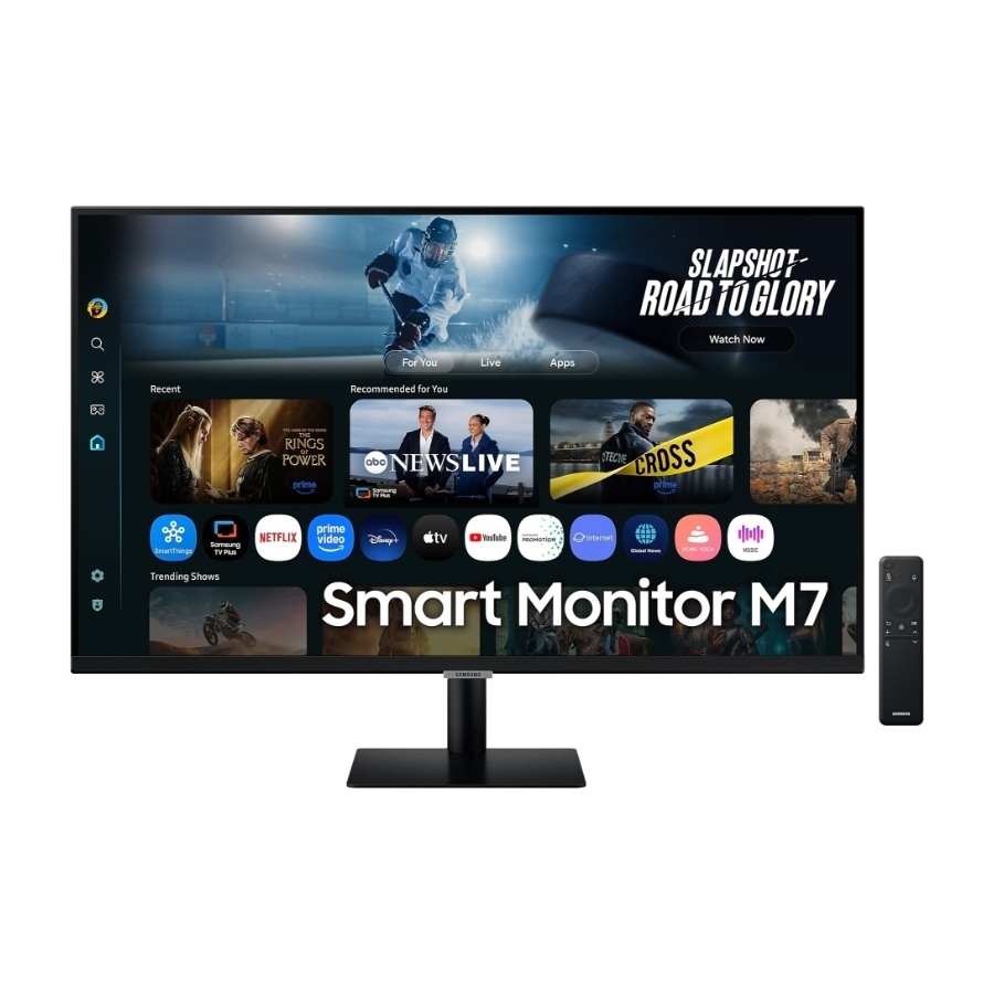 Samsung Smart Skærm M7 M70F 32" 4K UHD skærm, sort