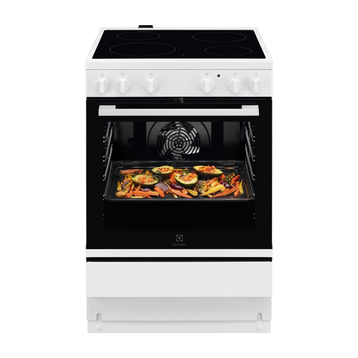 Electrolux komfur keramisk LKR64000NW (59.6cm) billede 1