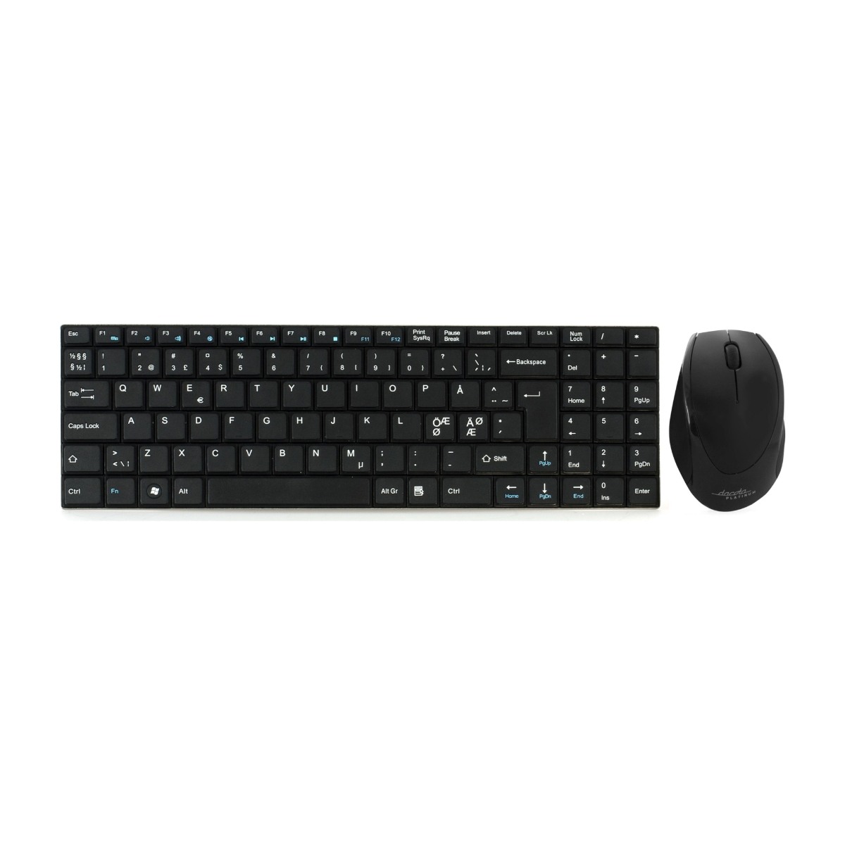 DACOTA PLATINUM TASTATURMUS KOMBO V2 Power.no HP TRÅDLØST TASTATUR OG MUS 800 Power.no