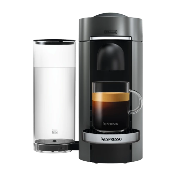 Nespresso Vertuo Plus Deluxe kapselmaskin By Delonghi, grå - Power.no