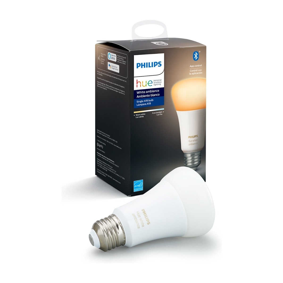 PHILIPS HUE E27 BT, WHITE AMBIANCE - Power.no