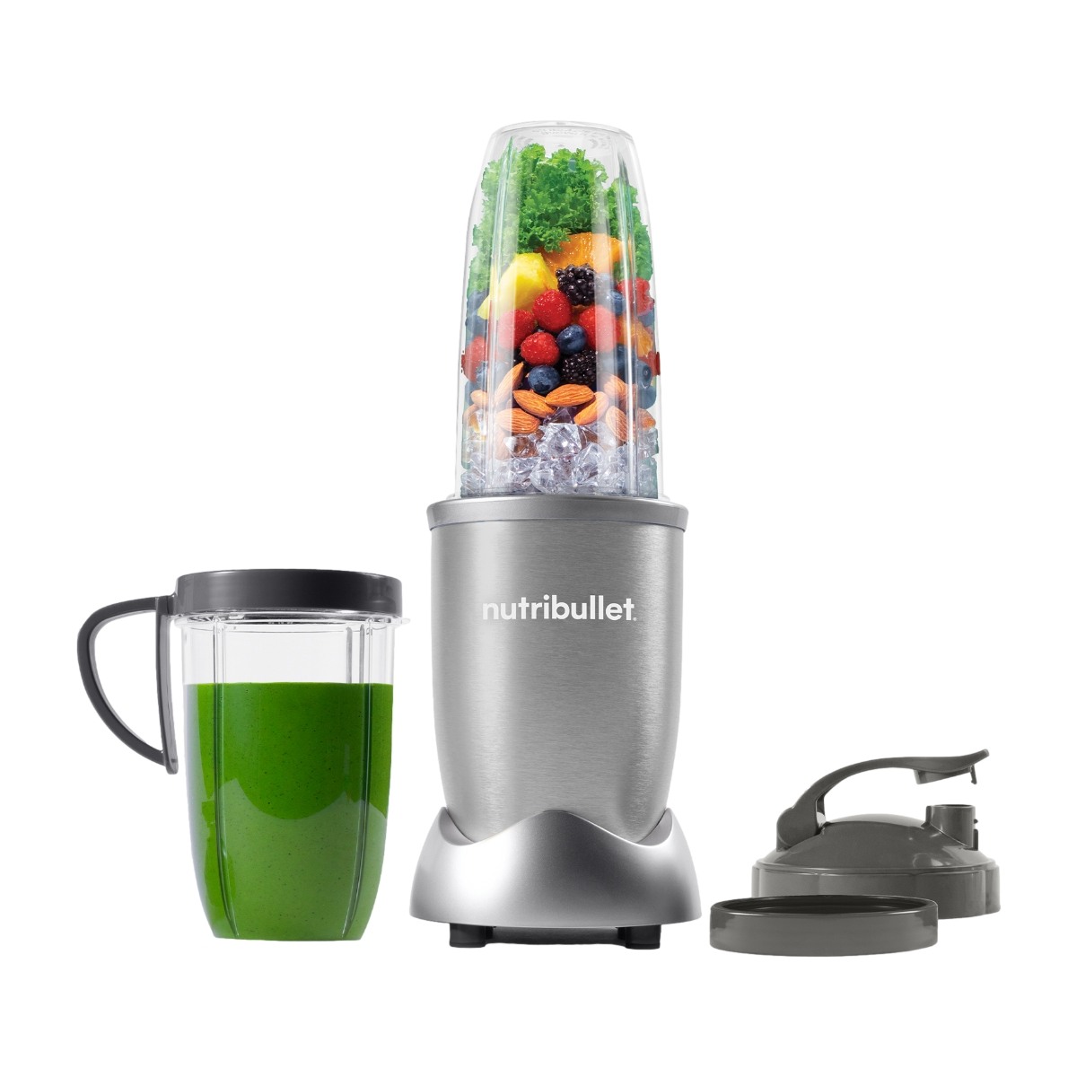Nutribullet Pro 900 NB907S blender, metallisk billede 1