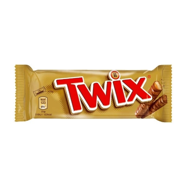 TWIX 26-PACK SJOKOLADEBAR - Power.no