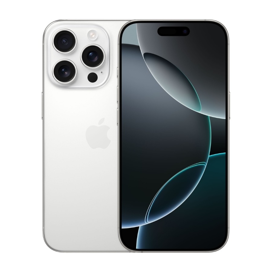 Apple iPhone 16 Pro 128 GB, hvidt titanium