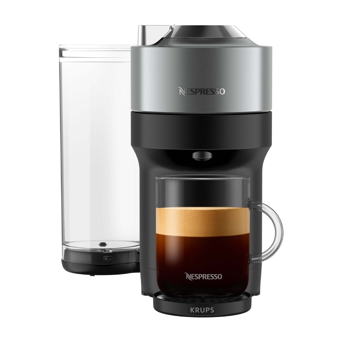 Nespresso Vertuo Pop+ kapselmaskine By Krups, titanium billede 2