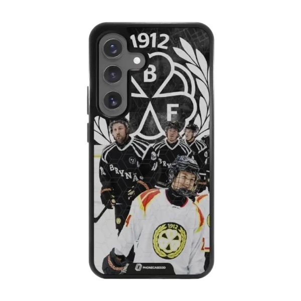 Phonecases3D Samsung Galaxy S25 Brynäs IF -3D suojakuori, musta