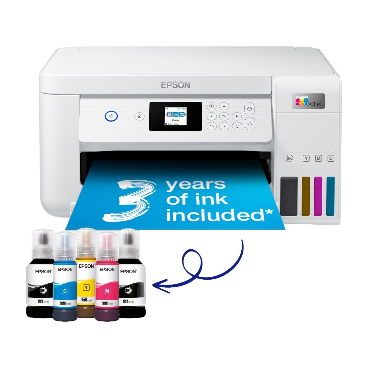 Epson EcoTank Et-2856 A4 multifunksjonsskriver