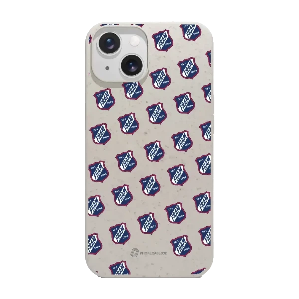 Phonecases3D iPhone 15 IF Fram Larvik kompostoituva suojakuori, valkoinen