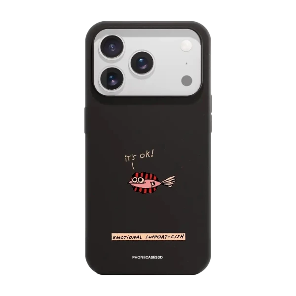 Phonecases3D iPhone 17 Pro Maja Säfström kompostoituva suojakuori, musta