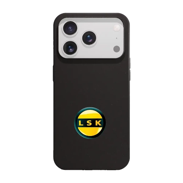 Phonecases3D iPhone 17 Pro Max Lillestrøm SK kompostoituva suojakuori, musta