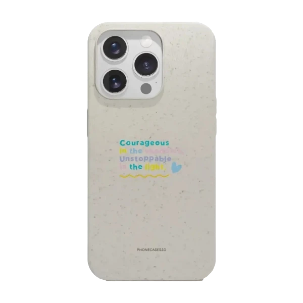 Phonecases3D iPhone 16 Pro Jess Rachel Sharp kompostoituva suojakuori, valkoinen