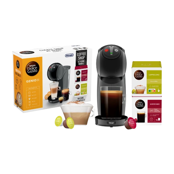 Nescafé Dolce Gusto Genio S Coffeshop bundle, harmaa - Power.fi