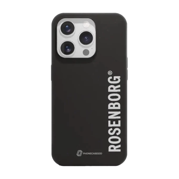 Phonecases3D iPhone 16 Pro RBK kompostoituva suojakuori, musta