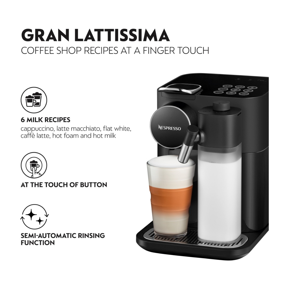 DeLonghi Nespresso Gran Lattissima EN 640.B billede 5