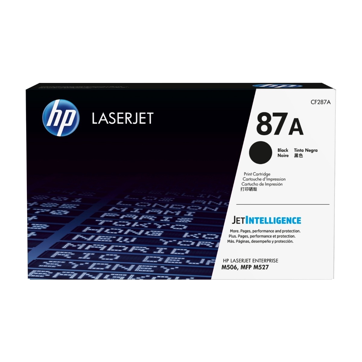 HP 87A 1 Stykker Original, svart cf287a