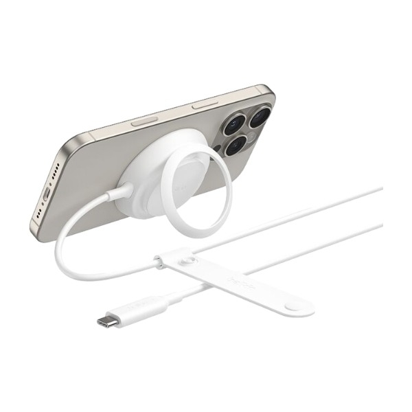 UltraCharge 25W Qi2 Magnetic Pad (hvit)