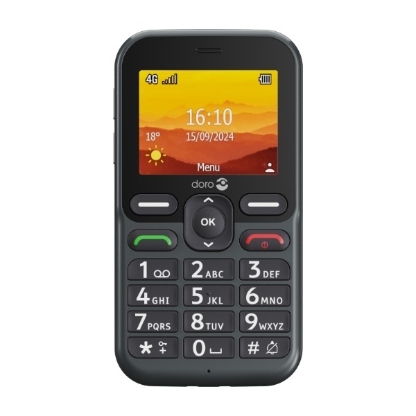 Doro Leva L11 mobiltelefon, grafitt (Demoprodukt)