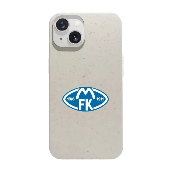 Phonecases3D iPhone 14 Molde FK kompostoituva suojakuori, valkoinen