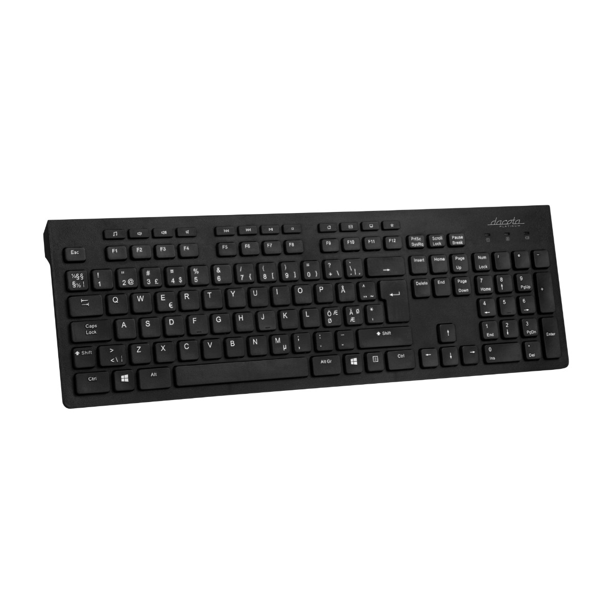 DACOTA P. WIRELESS KEYBOARD Power.no DACOTA PLATINUM WIRELESS KEYBOARD. Power.no