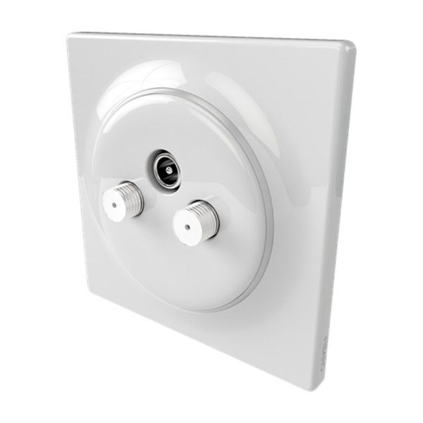 Fibaro Walli N TV-SAT Outlet - 4512588