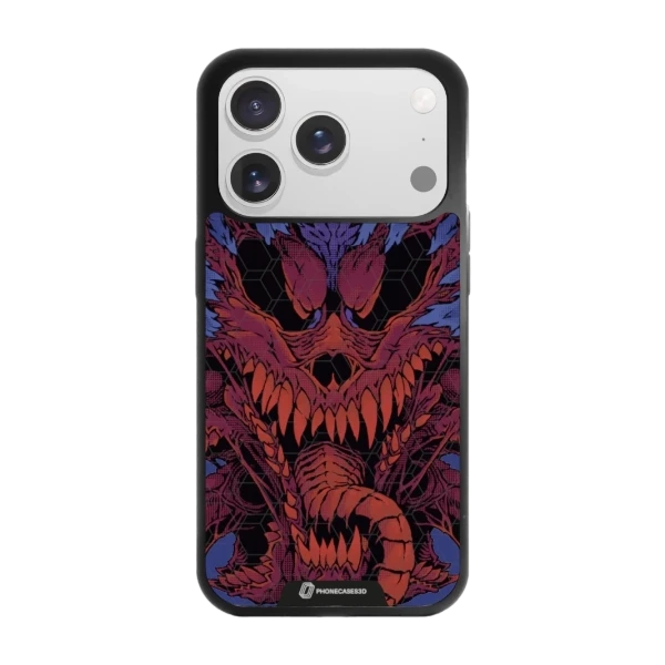 Phonecases3D iPhone 17 Pro Max Urban Pixel -3D suojakuori, musta