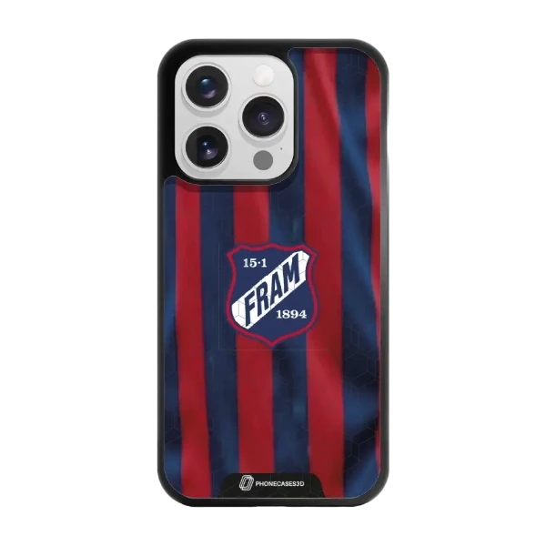 Phonecases3D iPhone 16 Pro IF Fram Larvik -3D suojakuori, musta