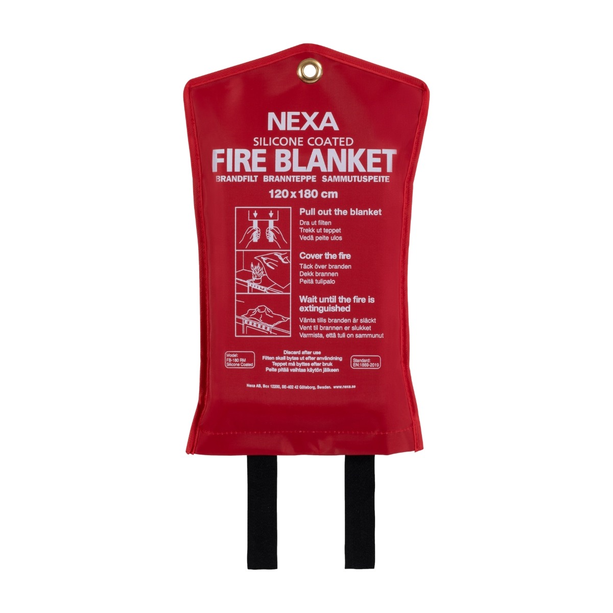 Nexa Fbs-180 Rm silikon Brannteppe 120x180cm