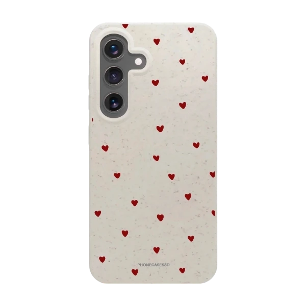 Phonecases3D Samsung Galaxy S25 Martine Halvorsen kompostoituva suojakuori, valkoinen