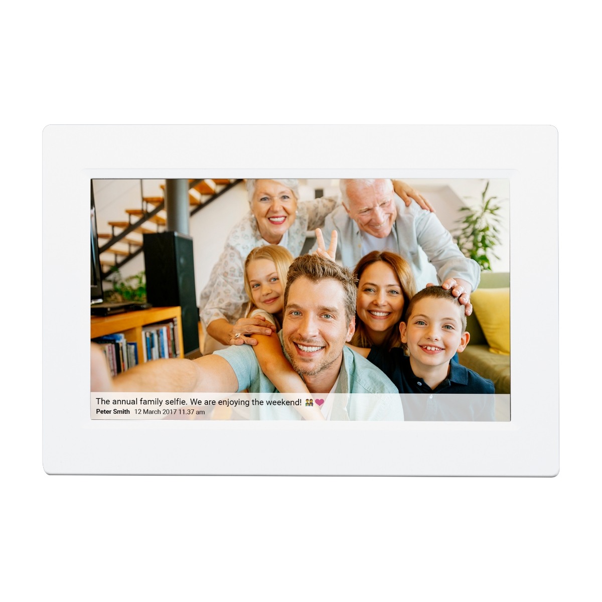 Ramka na zdjęcia Denver z FRAMEO 10.1 8GB biała