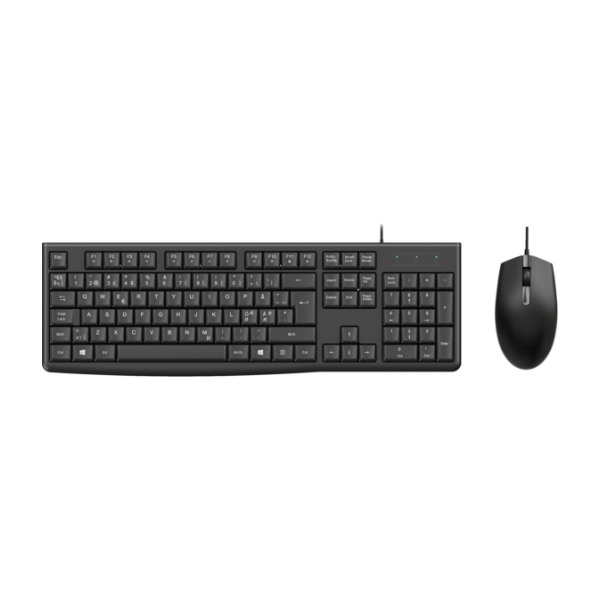 Eletra kablet USB tastatur og mus, svart (retur, nesten ikke brukt. ser helt fint ut)