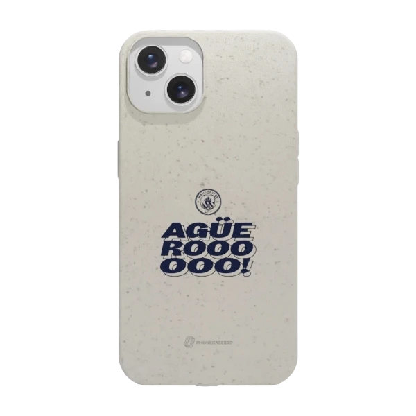Phonecases3D iPhone 13 Man City kompostoituva suojakuori, valkoinen