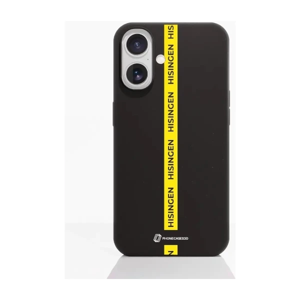 Phonecases3D iPhone 17 BK Häcken kompostoituva suojakuori, musta