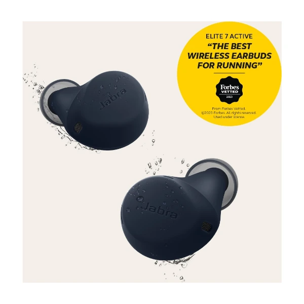 Jabra Elite 7 Active True Wireless øretelefoner Navy, blå - Power.no