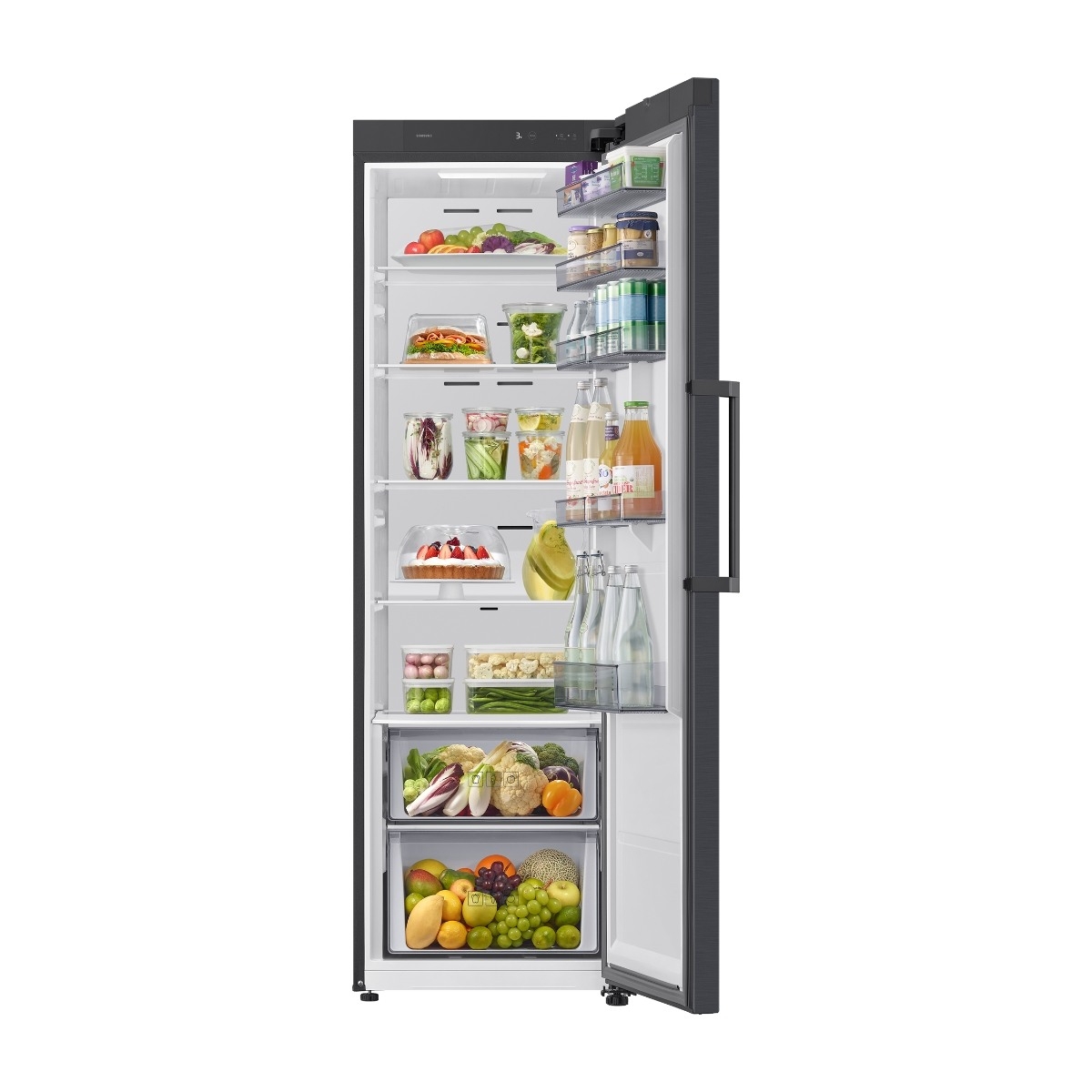Samsung RR40H39GEFEF køleskab, Gentle Black billede 3
