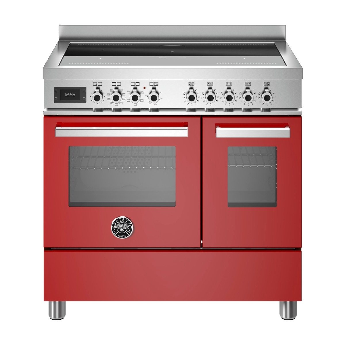 Bertazzoni Professional Series PRO95I2EROT induktionskomfur, rosso