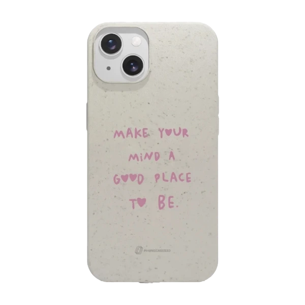 Phonecases3D iPhone 13 Martine Halvorsen kompostoituva suojakuori, valkoinen
