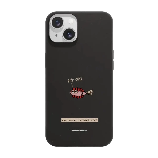 Phonecases3D iPhone 14 Maja Säfström kompostoituva suojakuori, musta